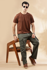 Mens Loose Fit Cotton Cargo | Rick Rogue