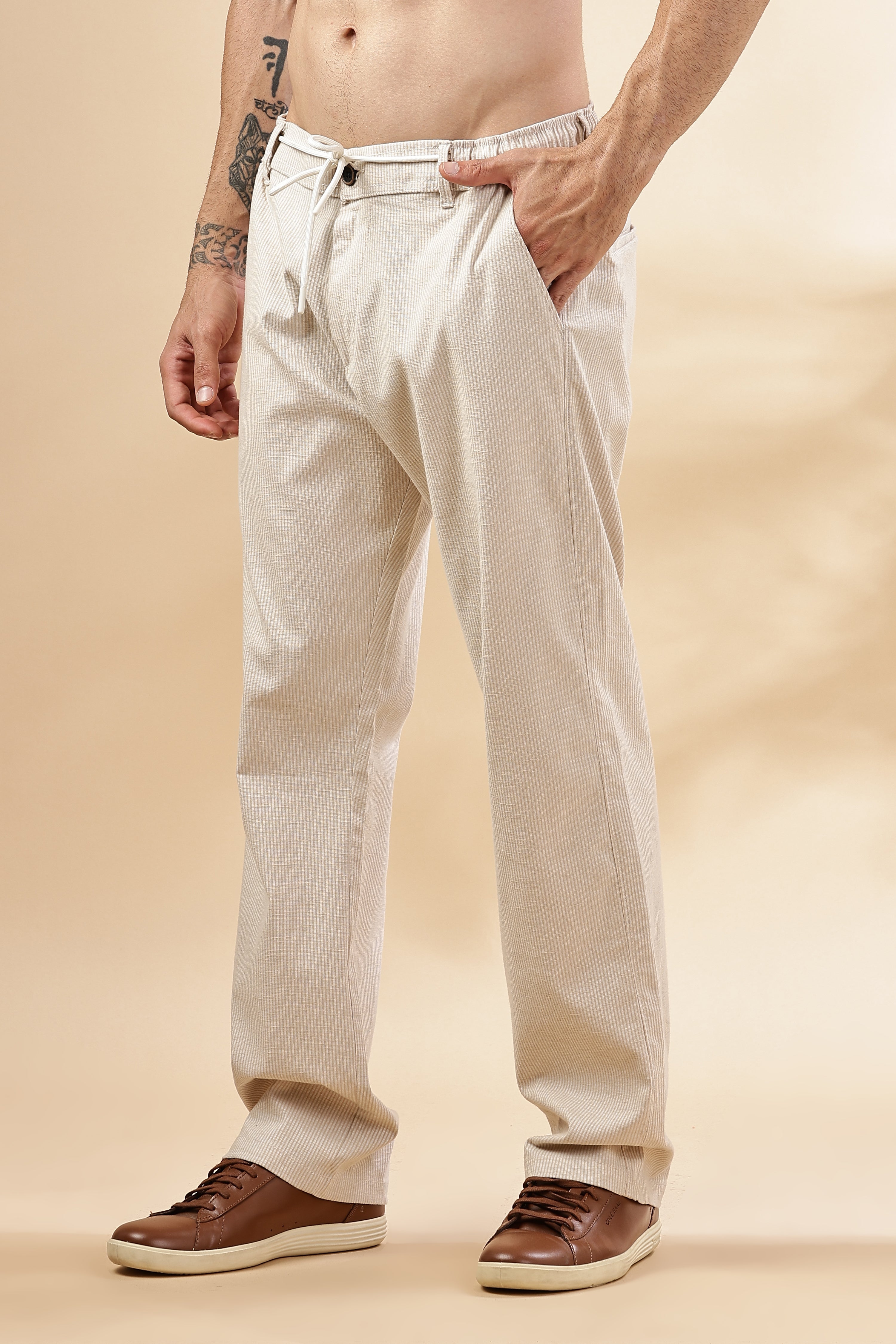 Men Loose Fit Trousers with Drawstring I Rick Rogue