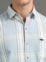 MEN'S CASUAL SLIM FIT CHECK SHIRT | Rick Rogue, Rick Rogue