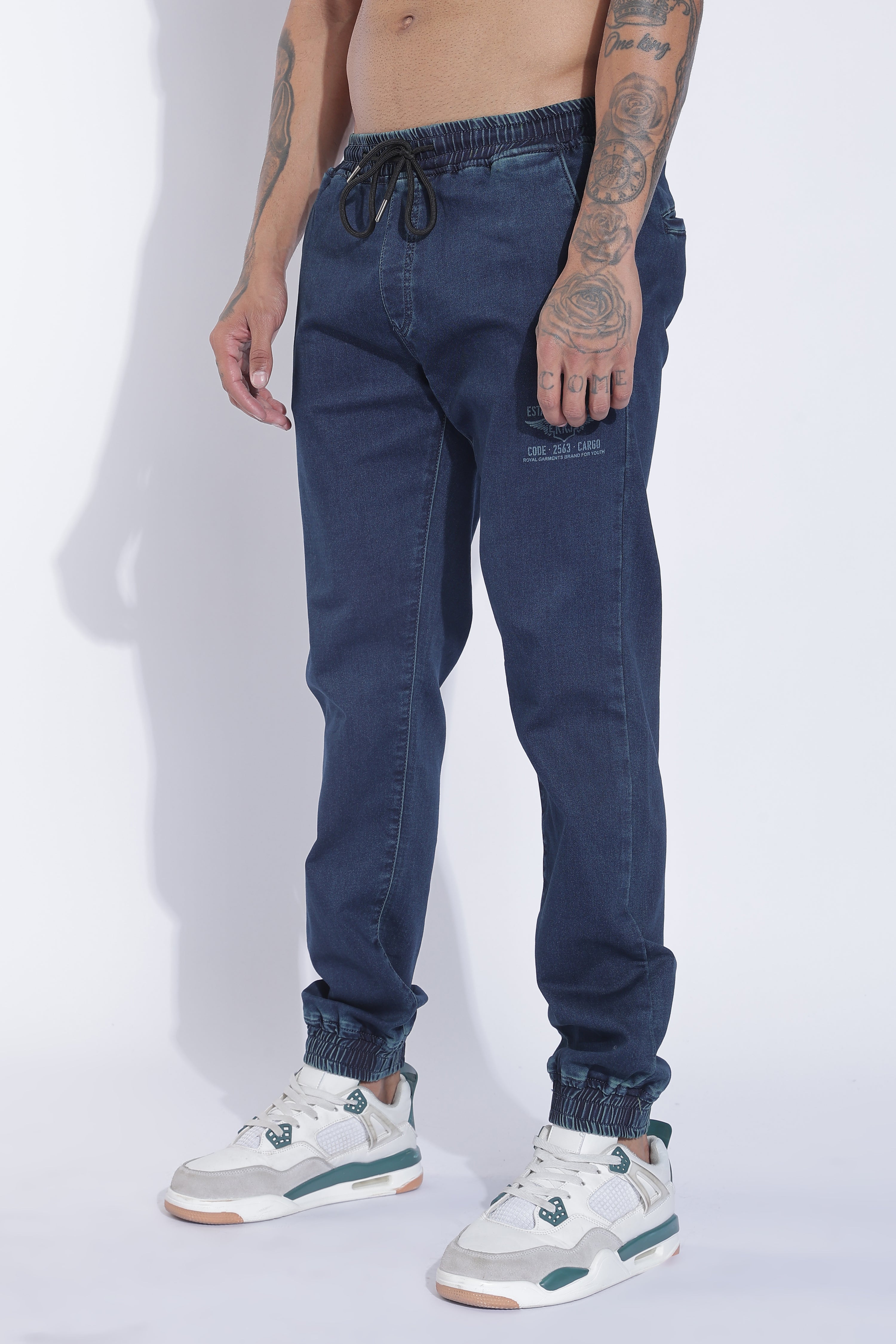 Men's Cool Denim Joggers | Rick Rogue