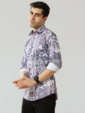 Men's Satin Digital Printed Shirt