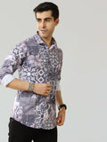 Men's Satin Digital Printed Shirt