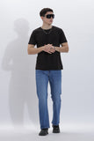 Men's Straight Fit Blue Non Tearing  Jeans | Rick Rogue