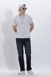 Men's Straight Fit Dark Blue Jeans Non Tearing | Rick Rogue