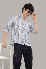 Men's Waffle All Over Print Shirt | Rick Rogue