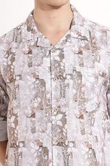Men's Waffle All Over Print Shirt | Rick Rogue