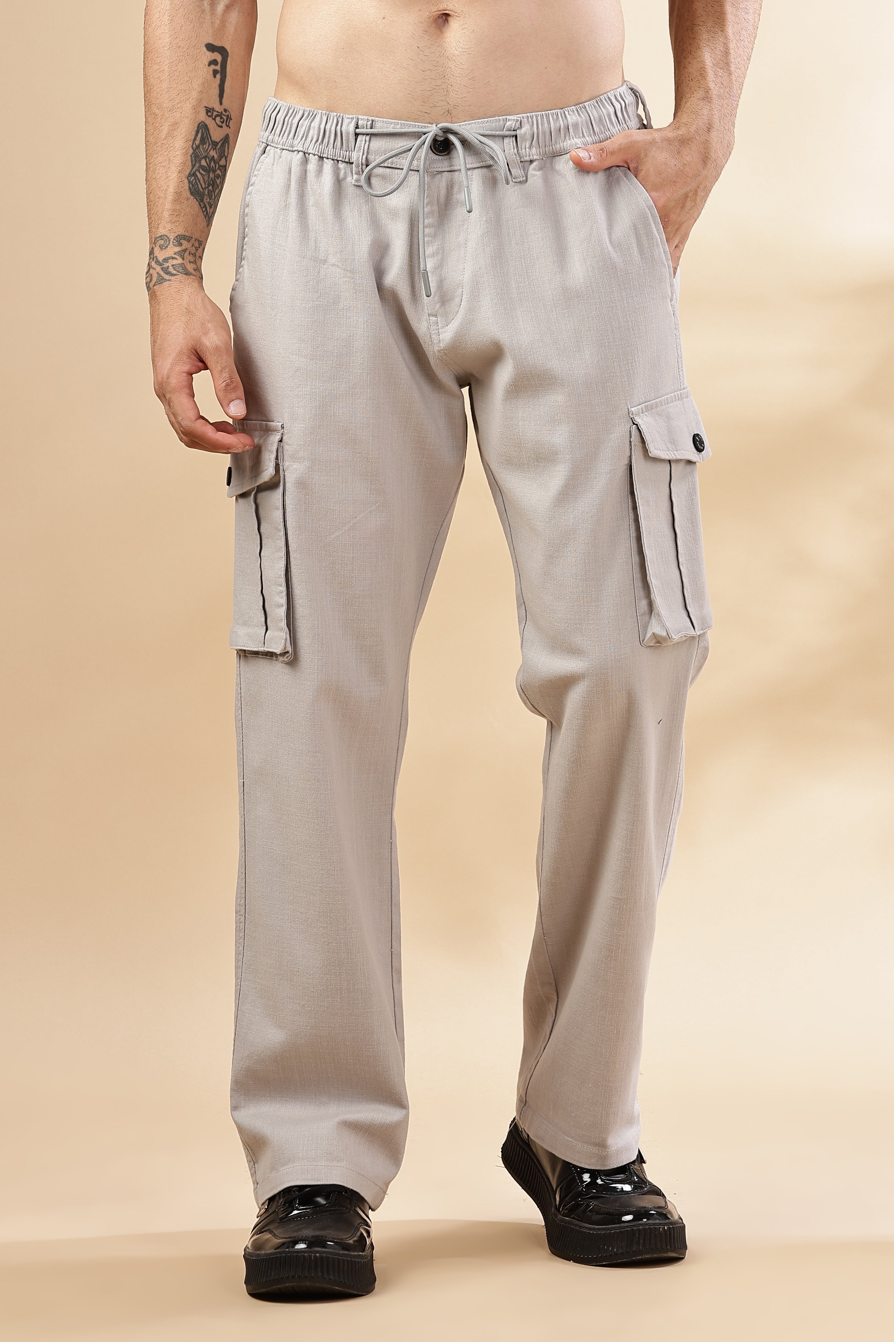 Mens Loose Fit Cotton Cargo | Rick Rogue