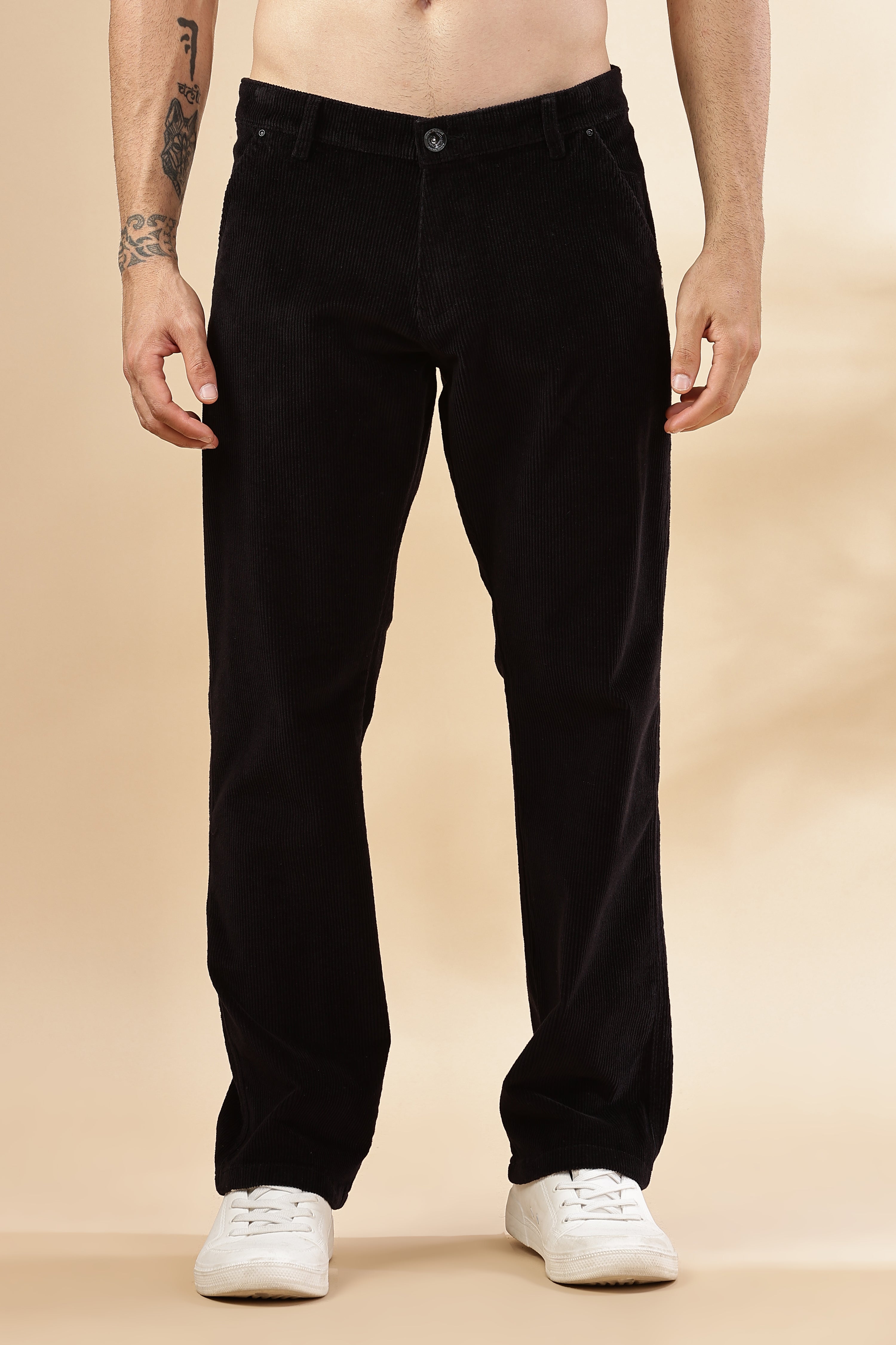 Mens Straight Fit Corduroy Pants | Rick Rogue