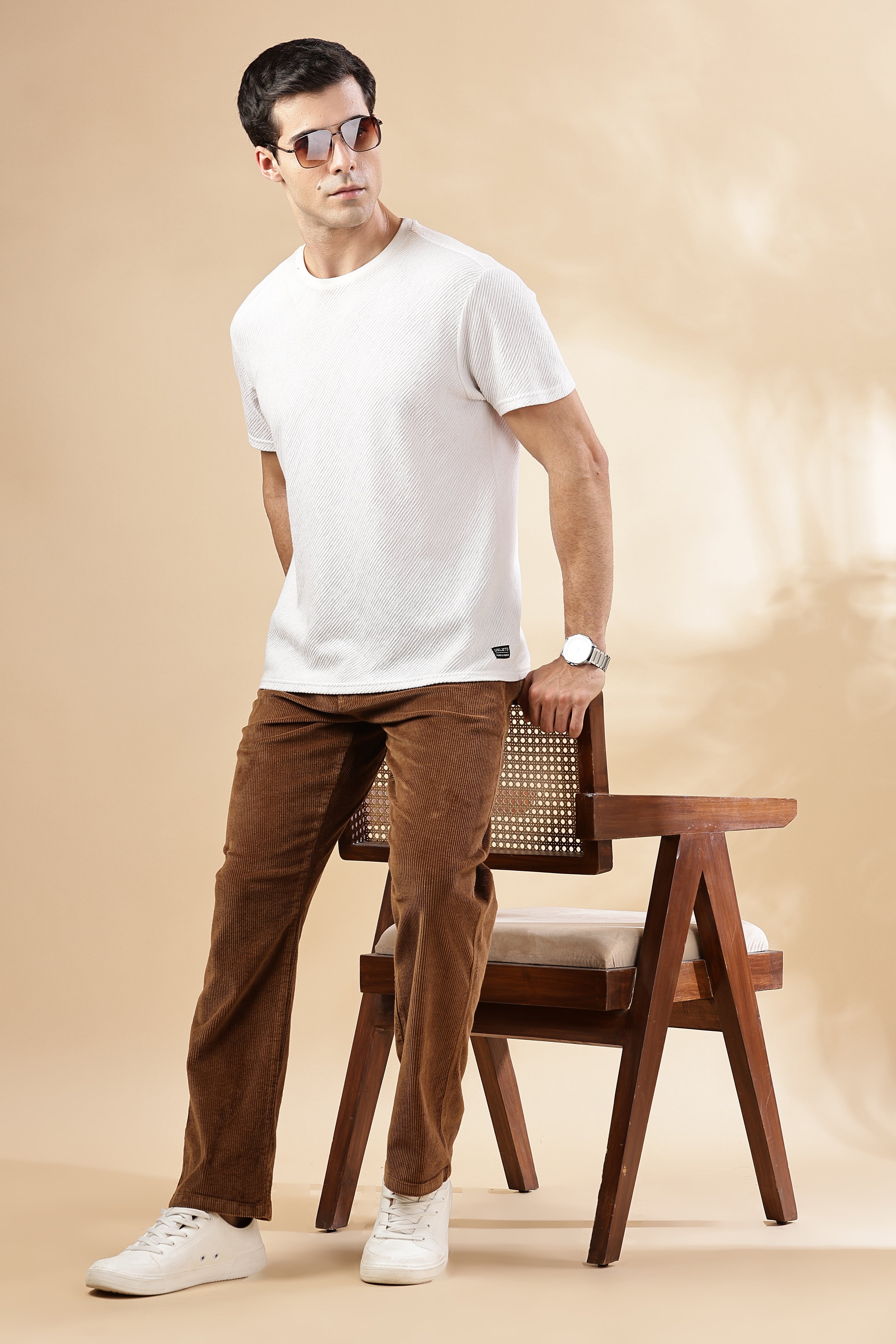 Mens Straight Fit Corduroy Pants | Rick Rogue