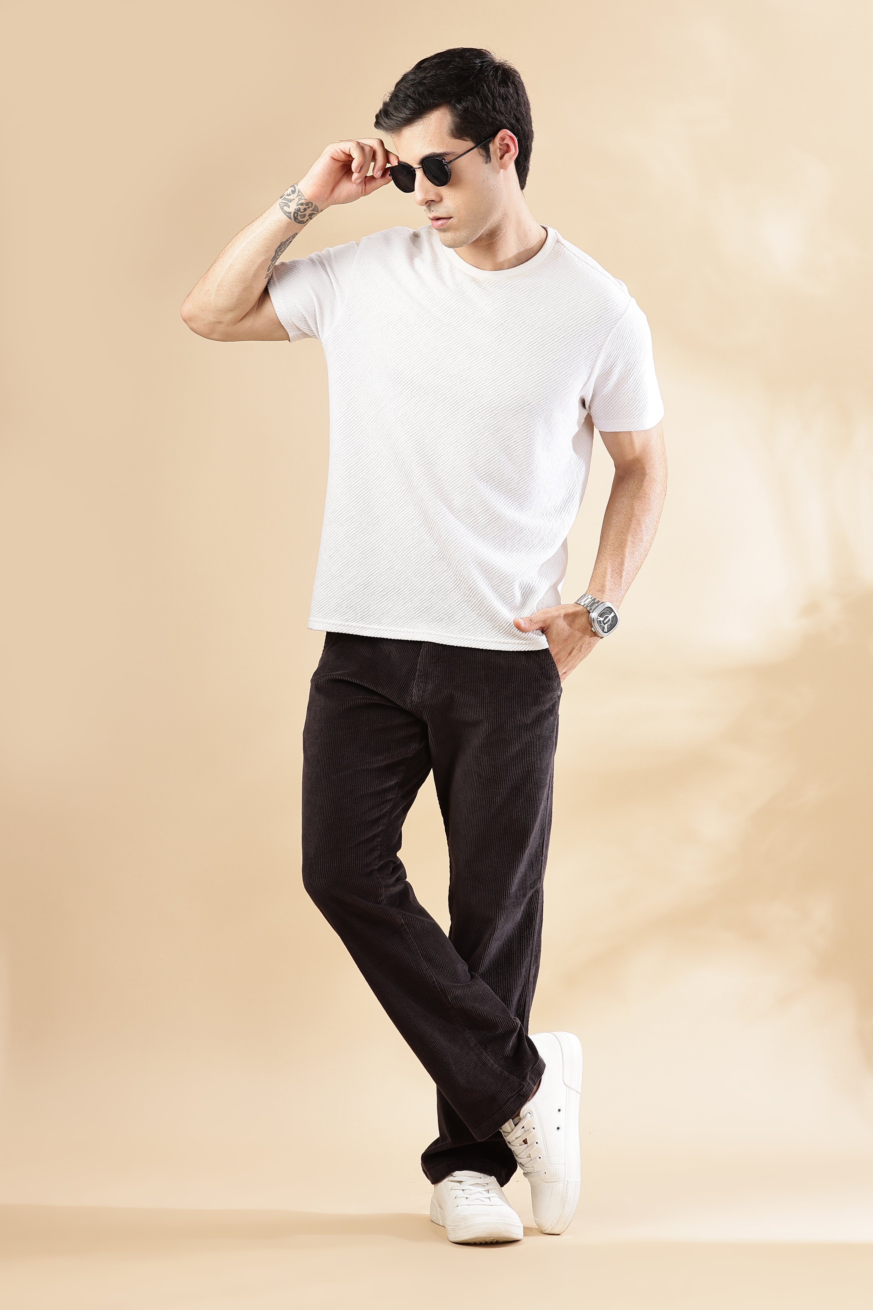 Mens Straight Fit Corduroy Pants | Rick Rogue