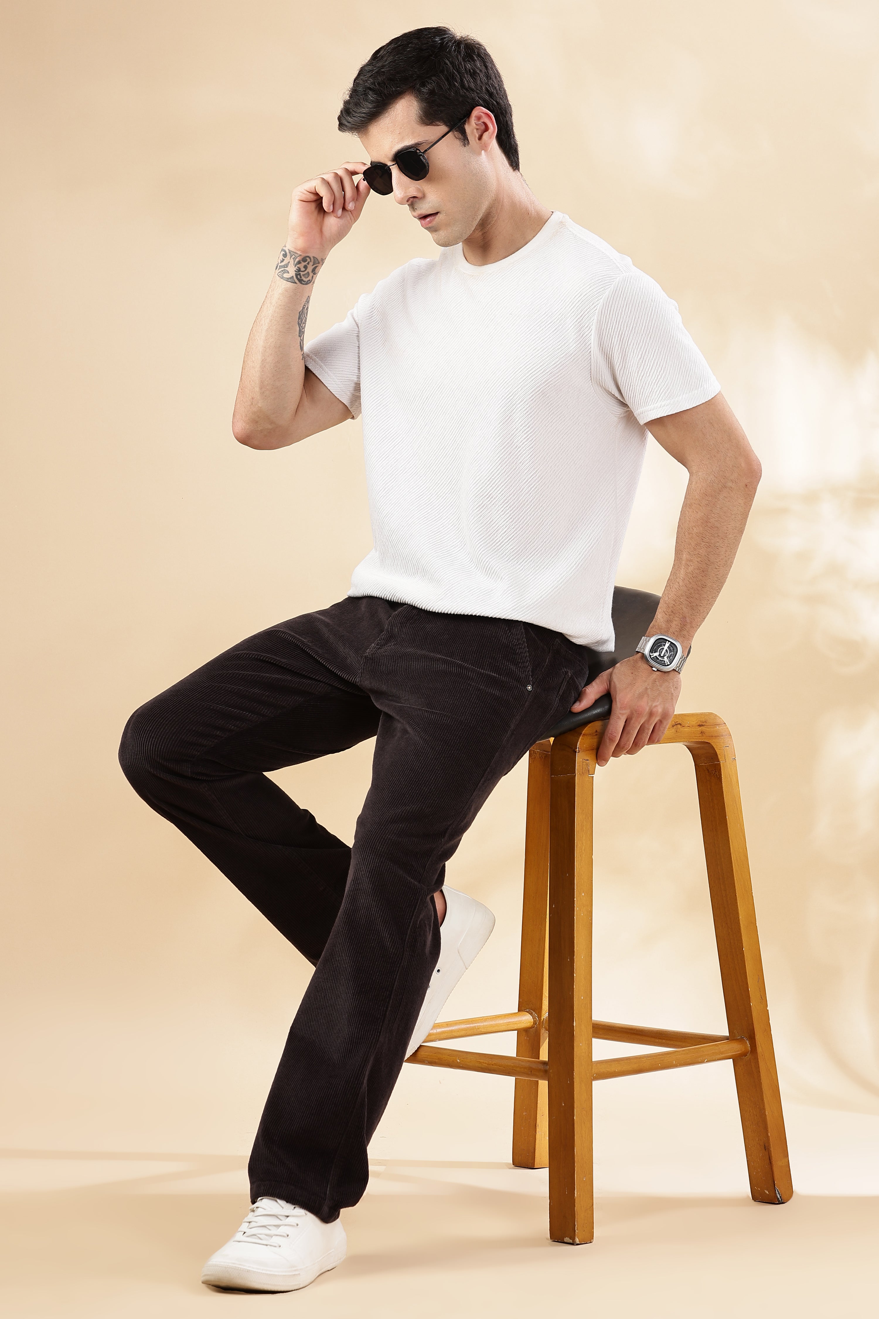 Mens Straight Fit Corduroy Pants | Rick Rogue
