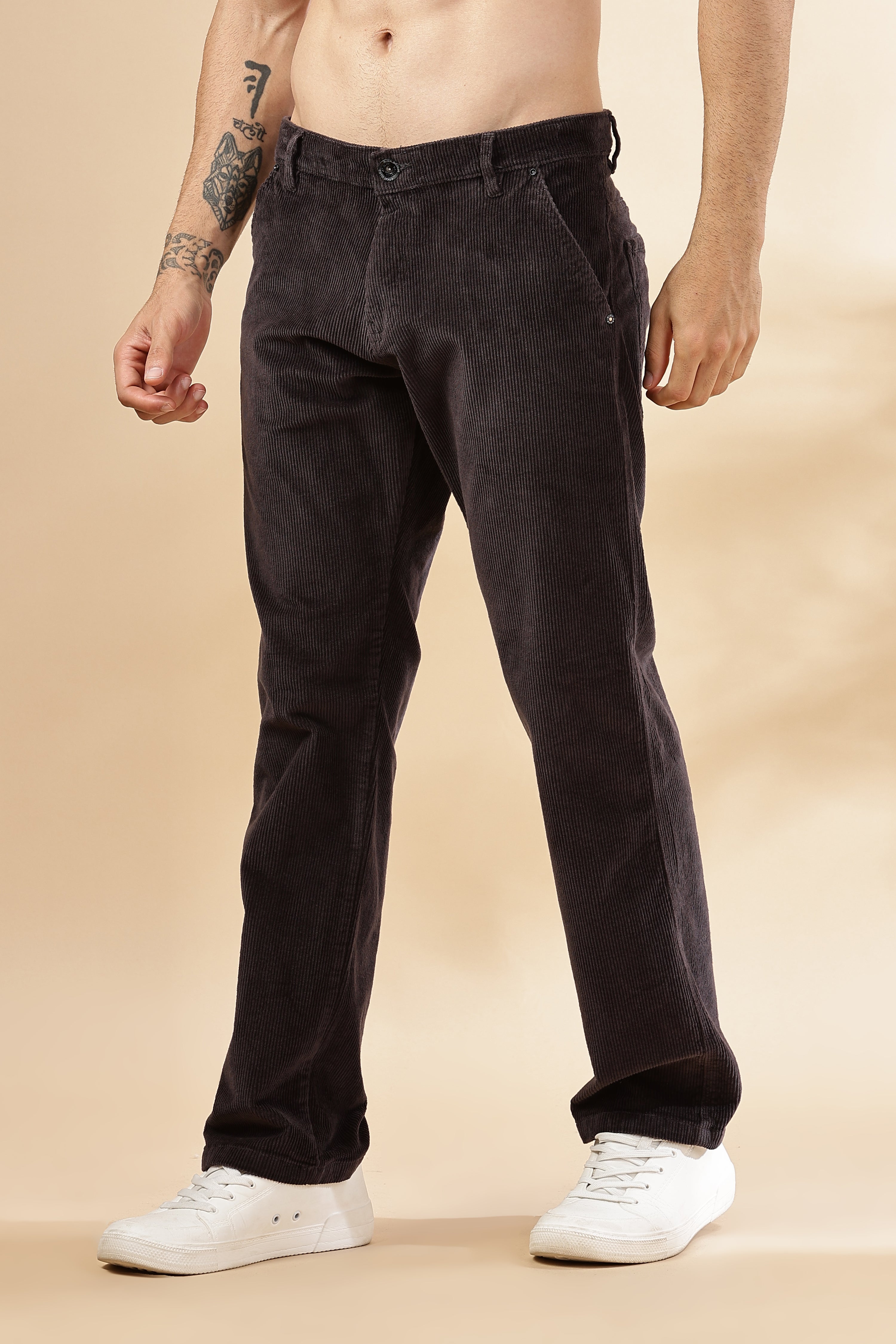 Mens Straight Fit Corduroy Pants | Rick Rogue