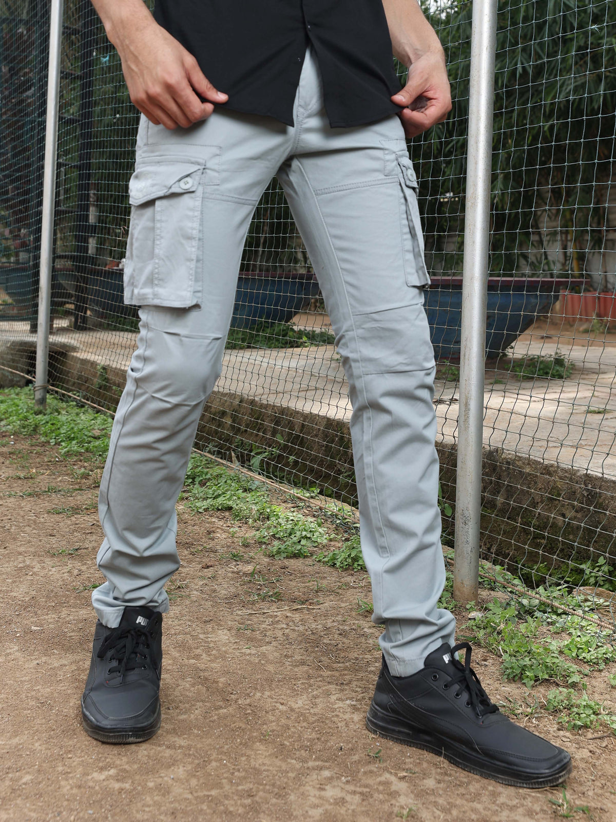 MEN'S Solid DAILY WEAR Cargo | Rick Rogue, RICK ROGUE