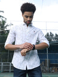 MENS COTTON PRINTED White Shirt | Rick Rogue, RICK ROGUE