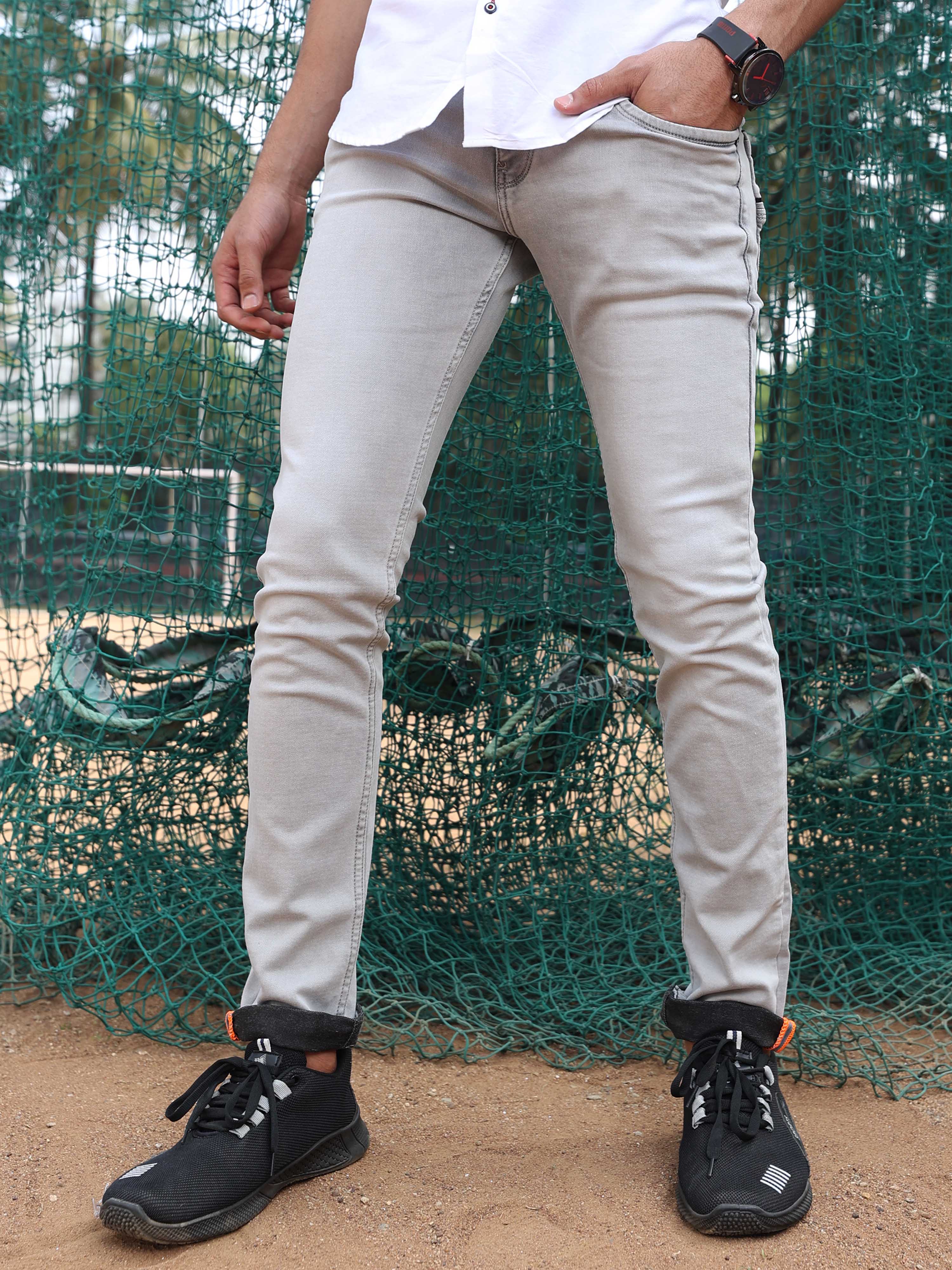 Men's Knitted Work Wear Denim
