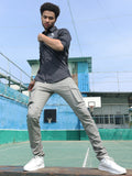 Men's Solid Grey Cargo Daily Wear